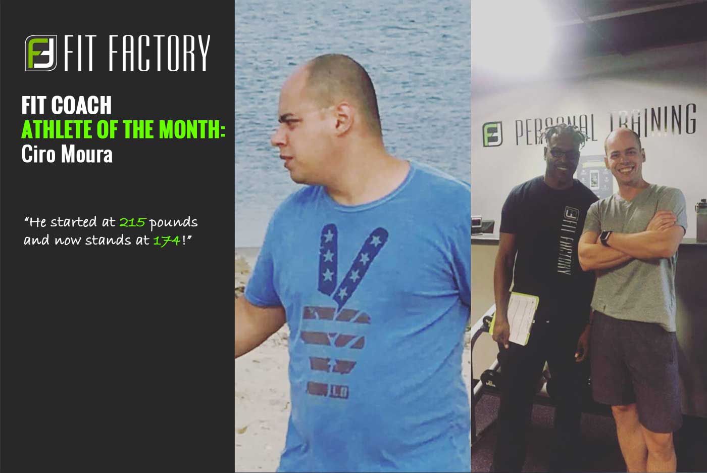 Fit Coach Athlete of the Month:  Ciro Moura