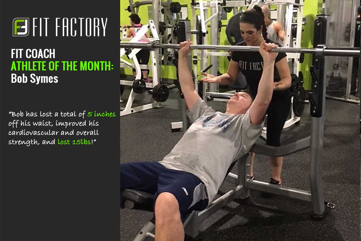 Fit Coach Athlete of the Month:  Bob Symes